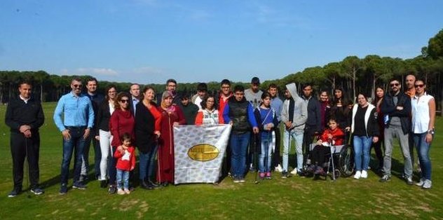Özel çocuklar golfle tanıştı