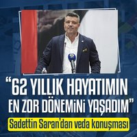 Saran'dan veda konuşması!