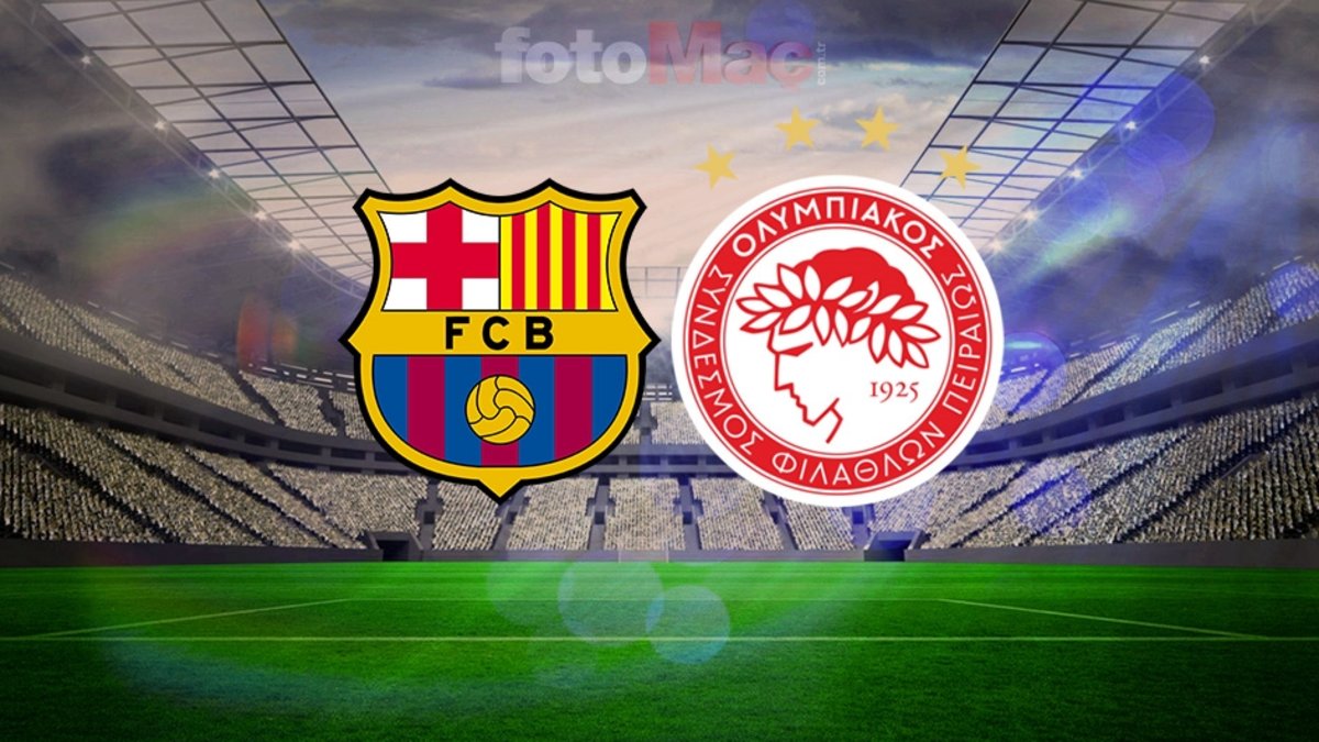 Barcelona-Olympiakos maçı canlı izle | Barcelona-Olympiakos maçı ne zaman, saat kaçta ve hangi kanalda? Barcelona-Olympiakos maçı canlı izle | Barcelona-Olympiakos maçı ne zaman, saat kaçta ve hangi kanalda?