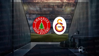 Ümraniyespor Galatasaray maçı - CANLI İZLE 📺 | Ümraniyespor - Galatasaray maçı hangi kanalda? Saat kaçta? Galatasaray maçı ne zaman?