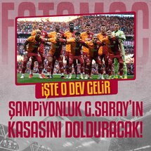 <p>Emin adımlarla beşinci yıldıza doğru yürüyen G.Saray, büyük bir ekonomik rahatlığa da kavuşacak. Sarı-kırmızılı ekip, 25. şampiyonluğunu elde ederse gelecek sezon doğrudan UEFA Şampiyonlar Ligi'ne katılacak. Cimbom, Avrupa'dan ciddi bir parayı kasasına koyacak. Galatasaray, mutlu sona ulaşması halinde formasına 5. yıldızı eklemeye hak kazanan ilk kulüp olacak. Bu durum da G.Saray için büyük ve henüz ön görülemez ölçüde önemli bir gelir olacak.</p>

<p><br>
<strong>5 YILDIZLI ÜRÜN GELİRİ</strong><br>
İlk olarak Şampiyonlar Ligi'ne doğrudan katılacağı için katılım ücreti olan 18.6 milyon euro'yu doğrudan kasasına koyacak olan Cimbom, Lig şampiyonuna verilecek olan 71.1 milyon TL'yi de alacak. Ligde ayrıca geçmiş şampiyonluklar ve performansa dayalı birçok yan geliri de elde edecek olan sarı-kırmızılılar, Devler Ligi'nde alacağı parayı da misliyle arttırma şansına sahip olacak. Yönetim ayrıca 5 yıldızlı ürün satışından da büyük bir gelir elde etmeyi hedefliyor.</p>