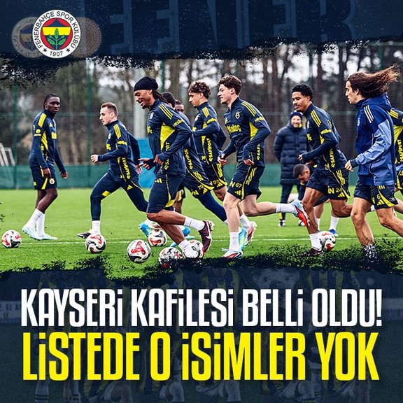 Fenerbahçe’nin kamp kadrosu açıklandı!