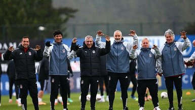 Fernando Santos ve Jonas Svensson Beşiktaş'ta antrenmana çıktı!