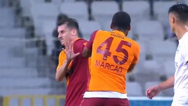 Son dakika spor habrerleri: Giresunspor Galatasaray maçında Marcao'dan Kerem Aktürkoğlu'na yumruk! Kırmızı kart gördü