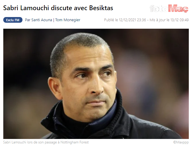 Fransızlardan flaş iddia! Sabri Lamouchi için Beşiktaş iddiası