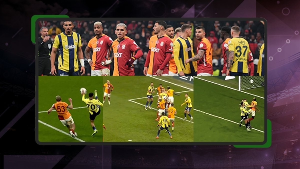 Galatasaray-Fenerbahçe derbisinde penaltı beklenen pozisyonlarda karar doğru mu? Trio ekibi açıkladı Galatasaray-Fenerbahçe derbisinde penaltı beklenen pozisyonlarda karar doğru mu? Trio ekibi açıkladı