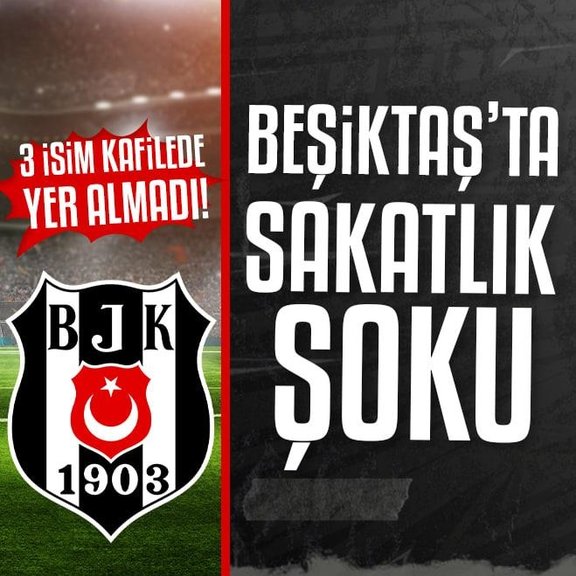 Beşiktaş’ta Amartey, Chamberlain ve Aboubakar, Alanyaspor deplasmanında yok