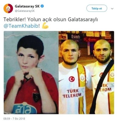 Galatasaray’dan Khabib Nurmagomedov hamlesi