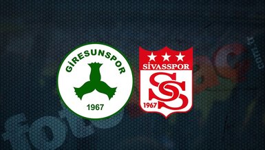 Giresunspor Sivasspor maçı CANLI
