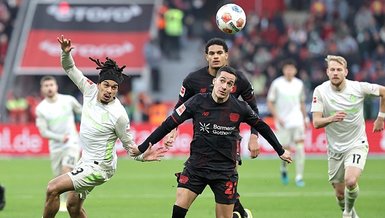 Bayer Leverkusen tek attı 3 aldı
