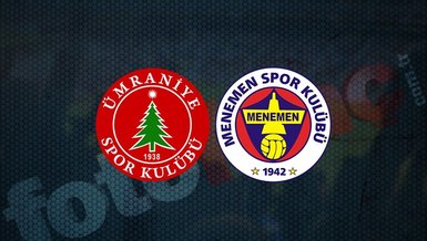 Ümraniyespor Menemenspor maçı ne zaman? Saat kaçta ve hangi kanalda CANLI yayınlanacak?