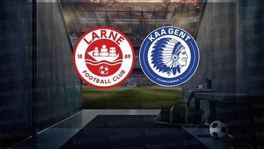 Larne FC - KAA Gent maçı ne zaman, saat kaçta ve hangi kanalda canlı yayınlanacak? | Konferans Ligi