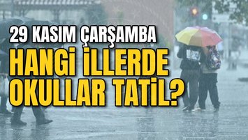 BUGÜN OKULLAR TATİL Mİ? | 29 Kasım okul var mı son dakika? - Bursa, İstanbul, Düzce ilkokul, ortaokul, lise tatil mi?