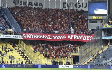 Galatasaray tribünlerinden Afrin’e destek!