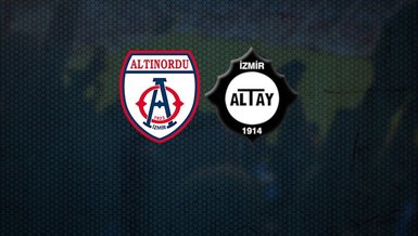 Altınordu - Altay maçı CANLI | TFF 1. Lig Play-off finali