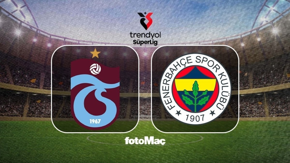 Trabzonspor-Fenerbahçe maçı izle: Saat kaçta, hangi kanalda? İlk 11'ler!