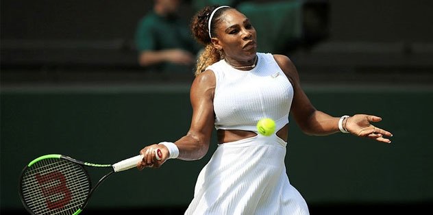 Serena Williams Wimbledon'da finalde