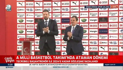 >Ergin Ataman Milli Takım'a imzayı attı | İZLE