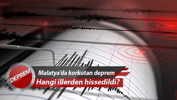 Malatya'da korkutan deprem (21 Şubat 2026)