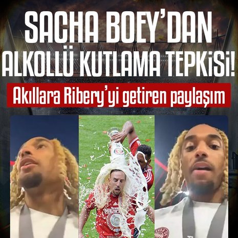 Sacha Boey’den alkollü kutlama tepkisi