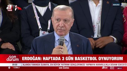 >Başkan Erdoğan: Spordan kaçmak olmaz!