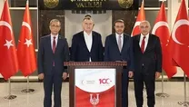 Bakan Bak’tan valiye ziyaret