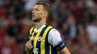 Fenerbahçe'de Edin Dzeko'dan Yunan taraftarlara Türk bayraklı cevap!