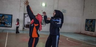 Gazze'de ilk kadın hentbol takımı