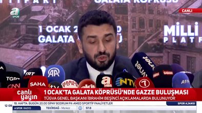TÜGVA Genel Başkanı İbrahim Beşinci'den 1 Ocak Gazze buluşması öncesi açıklamalar