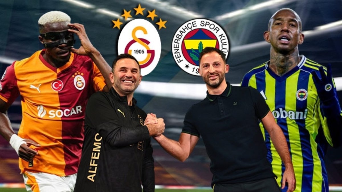 Rams Park'ta şampiyonluk derbisi! İşte Galatasaray ve Fenerbahçe'nin 11'leri