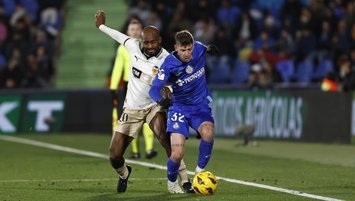 Tansiyonun yüksek olduğu maçta kazanan Getafe!