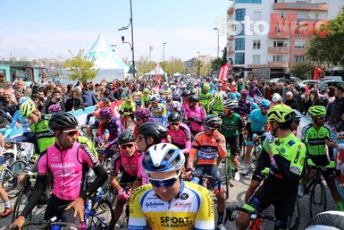 Cumhurbaşkanlığı Türkiye Bisiklet Turu Çanakkale-Edremit etabından kareler