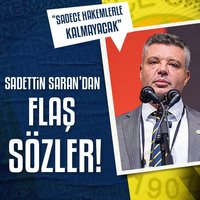 Saran: Sadece hakemlerle kalmayacak!