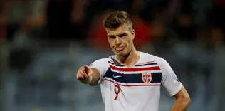 Norveç’in galibiyet golü Sörloth’tan