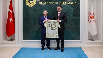 Bakan Kurum, Aziz Yıldırım'ı ağırladı!