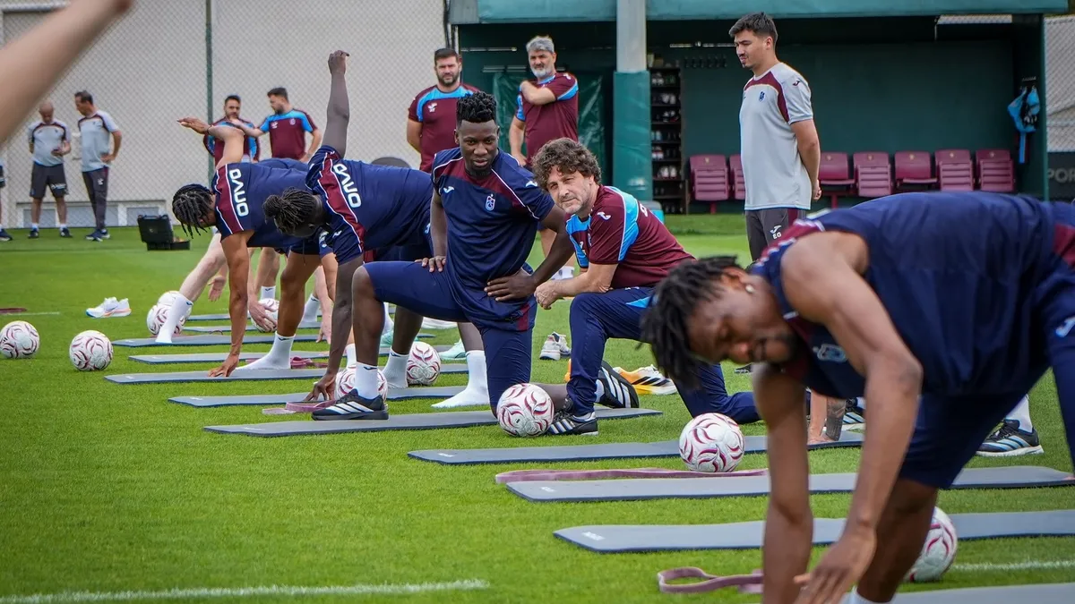 Trabzonspor yeni sezon hazırlıklarını sürdürdü