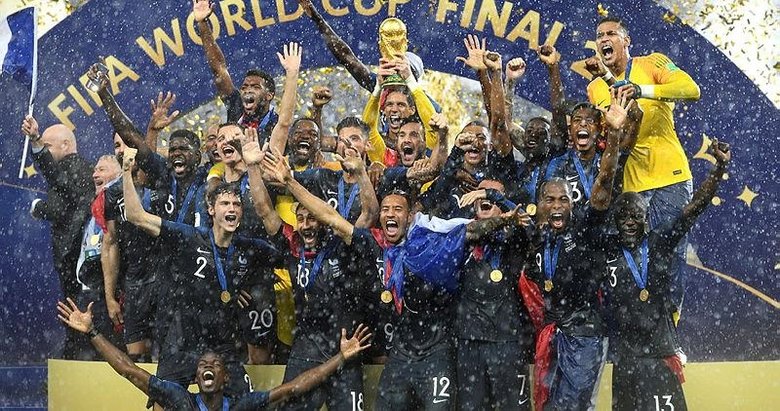 2018 Dünya Kupası Fransa'nın!