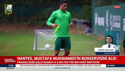 >Nantes Mostafa Mohamed'in bonservisini aldı