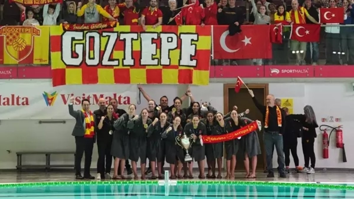 Göztepe Kadın Sutopu Takımı, Avrupa Challenger Kupası'nı kazandı!