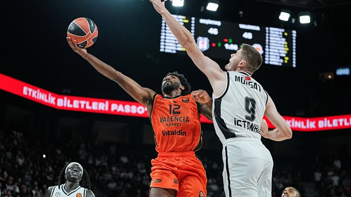 Beşiktaş, Euroleague'de Valencia'ya Mağlup Oldu