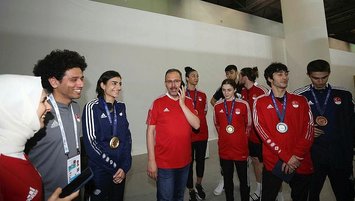 Erdoğan Tekvando Milli Takımı oyuncularını tebrik etti