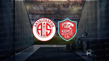 Antalyaspor - Kepez Belediyespor maçı CANLI