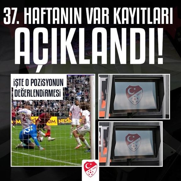 TFF açıkladı! Hatayspor - Beşiktaş maçında yaşanan VAR diyalogları