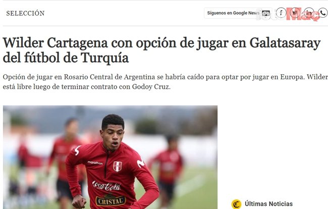 Transferde son dakika... Galatasaray için Wilder Cartagena iddiası!