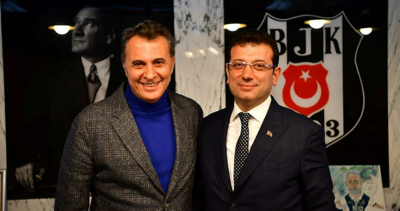 Ekrem İmamoğlu'ndan Fikret Orman'a ziyaret