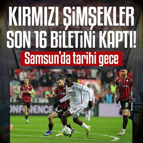 Samsunspor sahasında son 16 biletini kaptı!