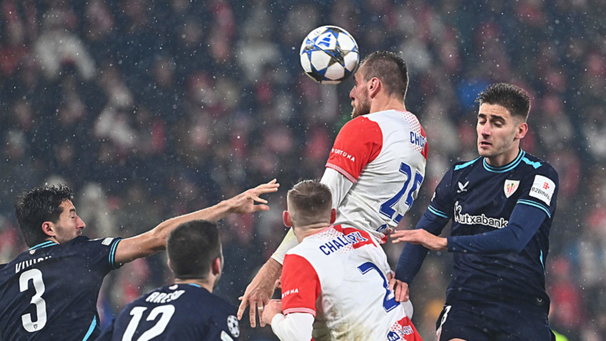 Slavia Praga in Athletic Club sta se pomerila v Ligi prvakov