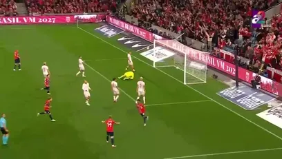>GOL | Norveç 1-0 Danimarka