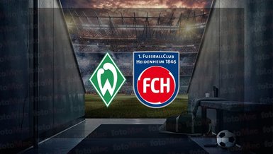 Werder Bremen - Heidenheim maçı ne zaman, saat kaçta ve hangi kanalda canlı yayınlanacak? | Almanya Bundesliga