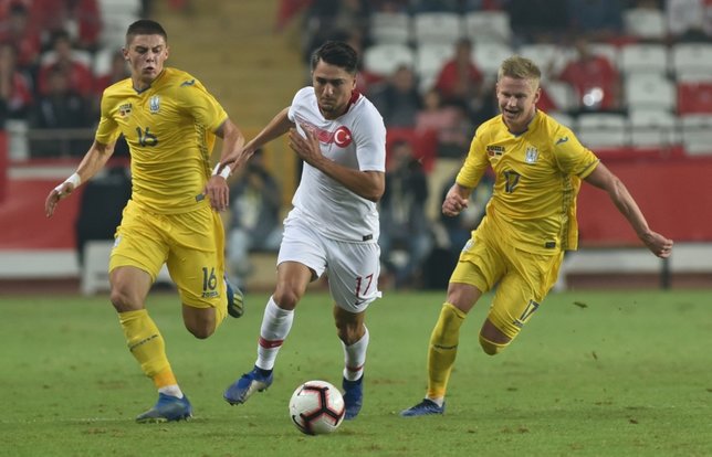 Türkiye - Ukrayna maçından kareler!